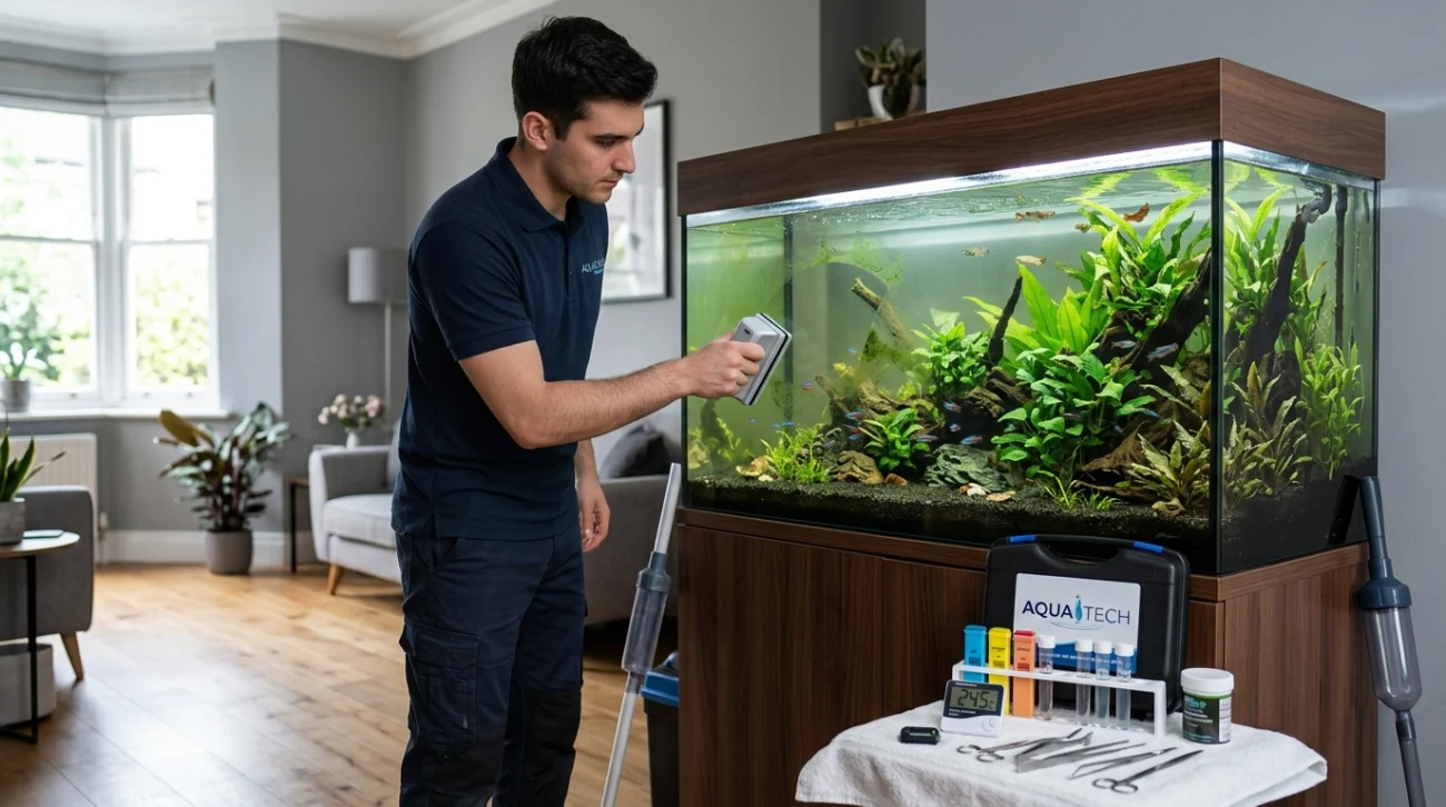 Aquarium cleaning